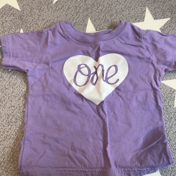 Set of 5 One pinks, white and purple dresses and top sz12-18 months - Picture 4 of 15